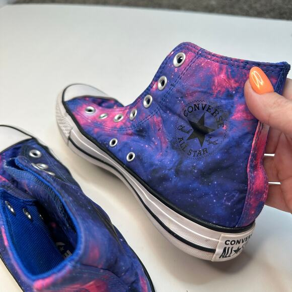 Converse Chuck Taylor AllStar High Miss Galaxy Space Sneakers - Picture 4 of 7